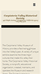 Mobile Screenshot of carpinteriahistoricalmuseum.org
